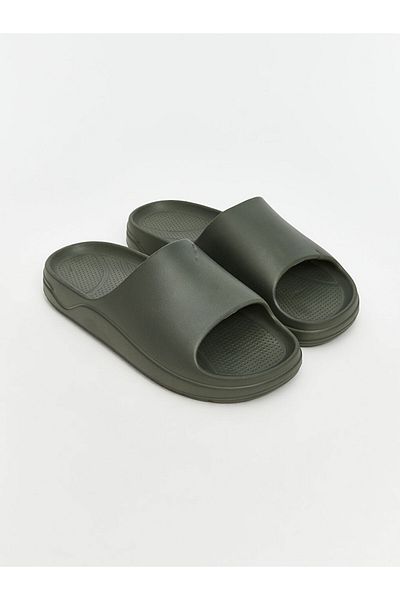 LC Waikiki Lcw Steps Khaki Single Strap Men's Slippers