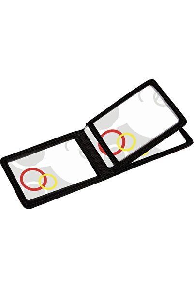 Roco حامل بطاقات الهوية والعمل باللون الأسود - تصميم رفيع واحترافي