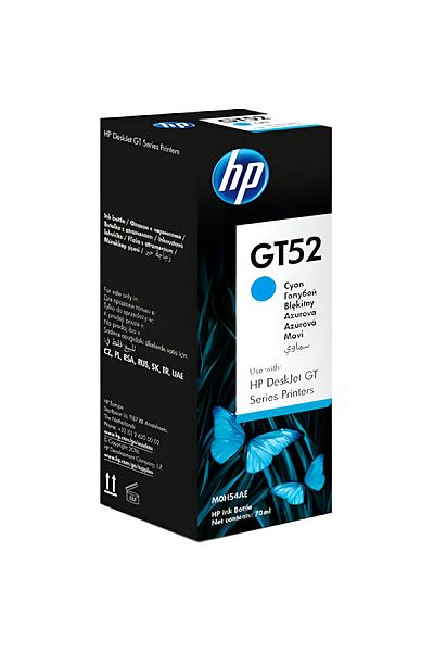 HP زجاجة حبر GT52