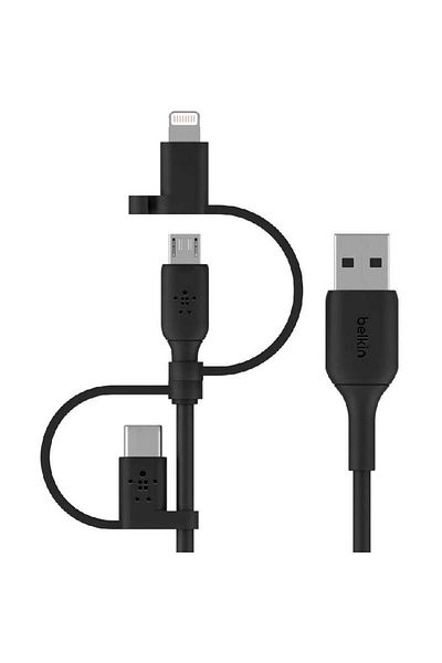 Belkin Boost Charge USB-C;Lightning;Micro USB to USB 2.0 Sync & Charge Cable 1.00 m ( 3.28 ft )