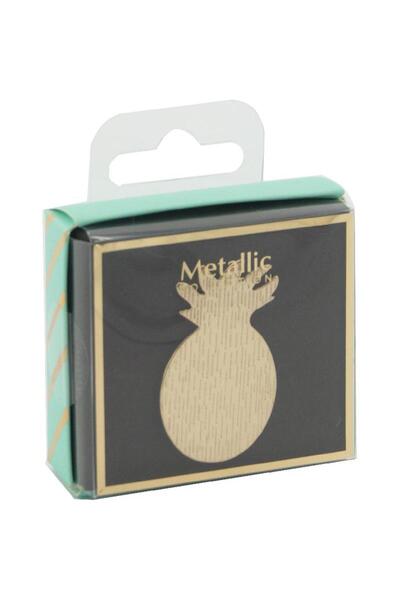 Roco مشابك ورق معدنية - 28 مم، مطلية بالذهب