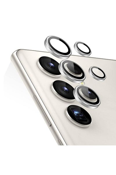 ESR Camera Film for Samsung Galaxy S24 Ultra - ESR Lens Protector Tempered Glass - Silver