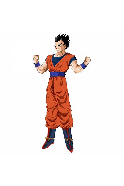 INOVATIX Set de 8 piese, autocolant Dragon Ball Gohan nervos, INOVATIX®. 6 cm