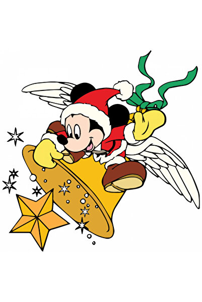 INOVATIX Σετ 8 τεμαχίων, Αυτοκόλλητο Μίκυ Μάους με φτερά, INOVATIX®. 6 εκ.