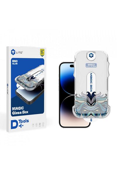 Lito Foil for iPhone XS Max - Lito Magic Glass Box D+ Tools - Clear