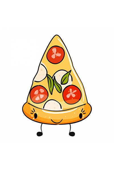 INOVATIX Set de 8 piese, autocolant felie de pizza cu decorațiuni de cireșe, ...