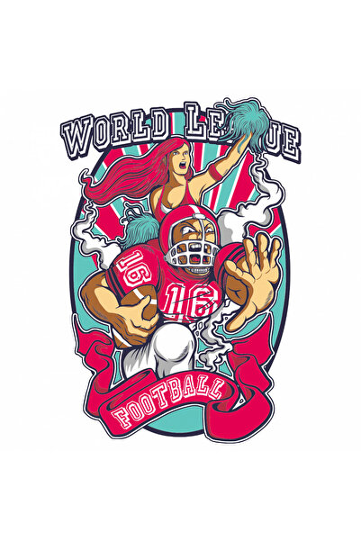 INOVATIX Set de 8 piese, autocolant fotbal american, INOVATIX®. 6 cm