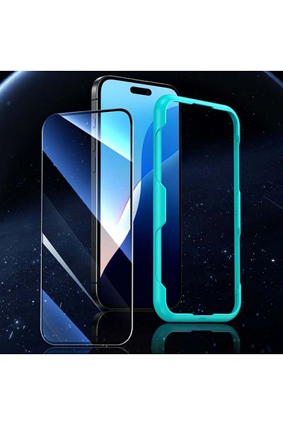 ESR IPhone 15 Plus / iPhone 16 Plus Screen Protector (set of 2) - ESR Tempered Glass - Black