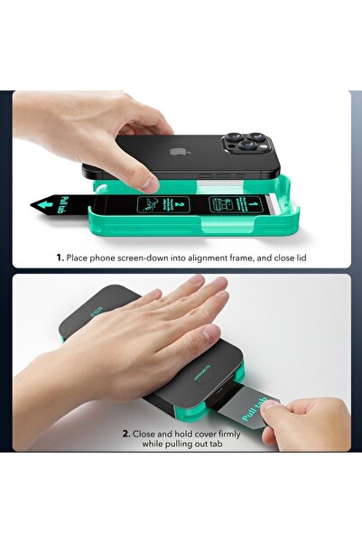 ESR IPhone 16 Plus Screen Protector - ESR Armorite Screen Protector - Black