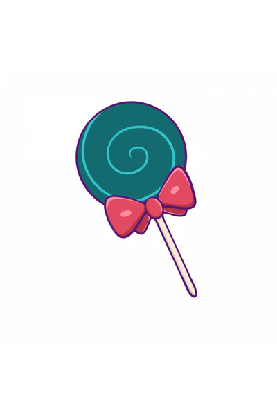 INOVATIX Set de 8 bucăți, autocolant Lollipop, INOVATIX®. 6 cm