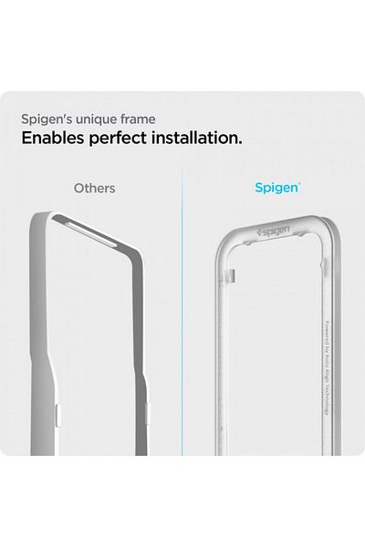 Spigen Case for iPhone 13 / iPhone 13 Pro / iPhone 14 - Spigen Glas.tR Align Master - Black