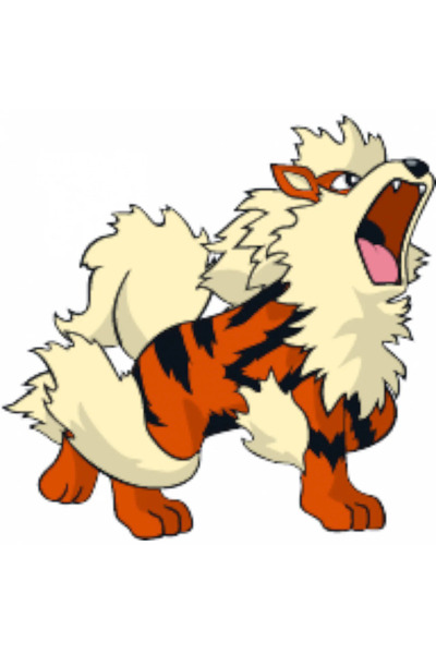 INOVATIX Set de 8 piese, autocolant Pokemon Arcanine, INOVATIX®. 6 cm