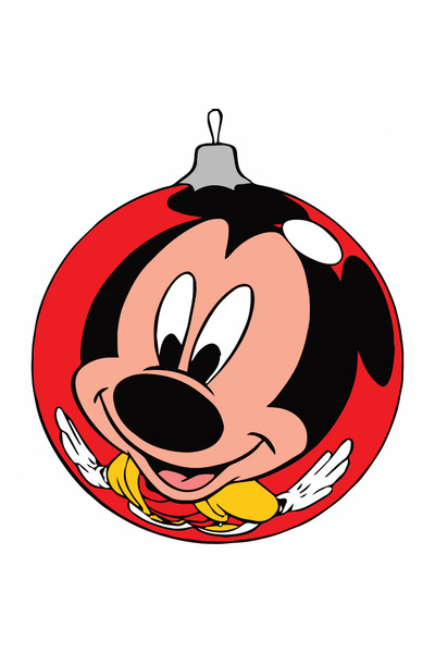 INOVATIX Set de 8 piese, autocolant glob Mickey Mouse, INOVATIX®. 6 cm