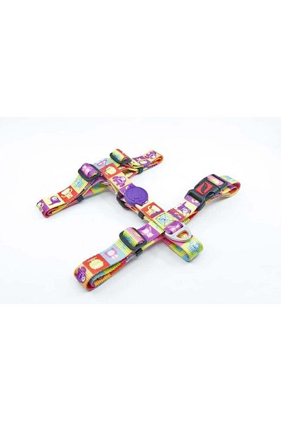 Astorpet Ham pentru câini cu sistem de blocare de siguranță, poliester/plastic, multicolor, L