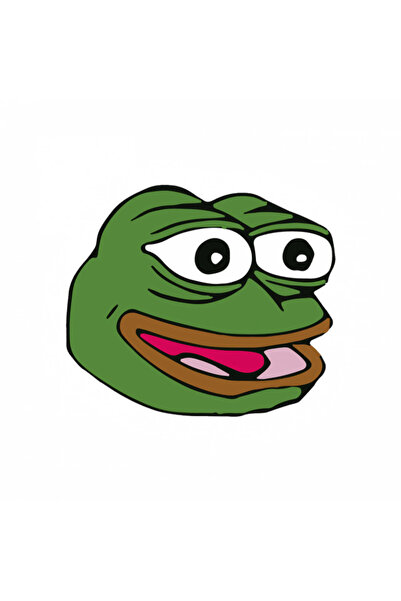 INOVATIX Σετ 8 τεμαχίων, Αυτοκόλλητο Meme Pepe the Frog χαρούμενο πρόσωπο, IN...