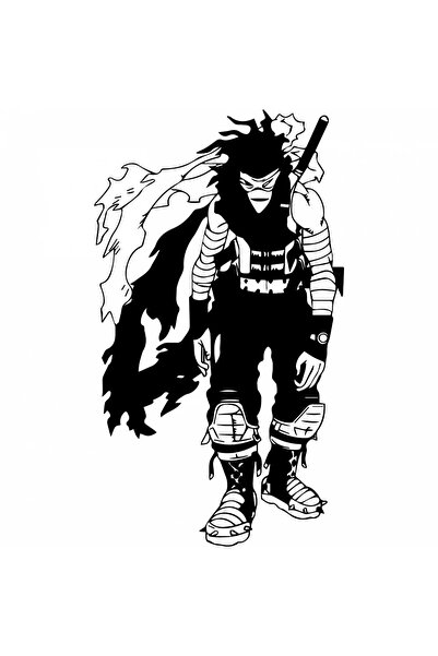 INOVATIX Σετ 8 τεμαχίων, Αυτοκόλλητο My Hero Stain, INOVATIX®. 6 εκ.