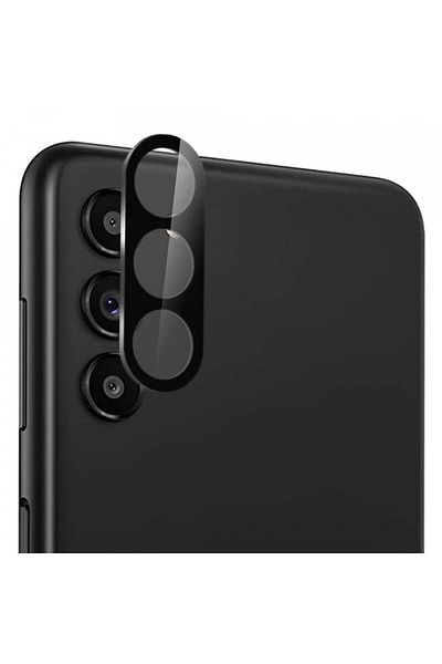 Techsuit Camera Film for Samsung Galaxy S24 Plus - Techsuit Full Camera Glass - Black