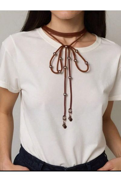 La Saade Aria Bolo Choker-Aria Bag Choker Necklace