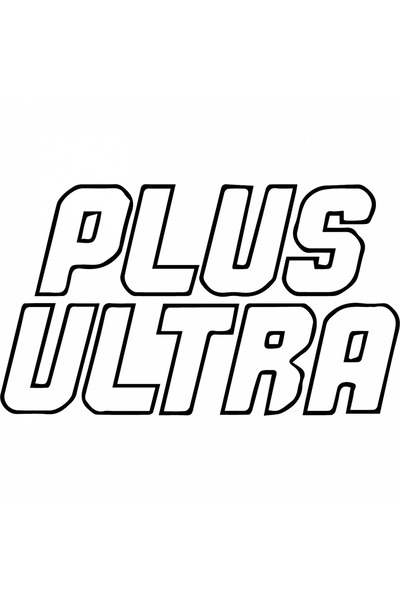 INOVATIX Set de 8 piese, Sticker Plus Ultra My Hero Academia, INOVATIX®. 6 cm