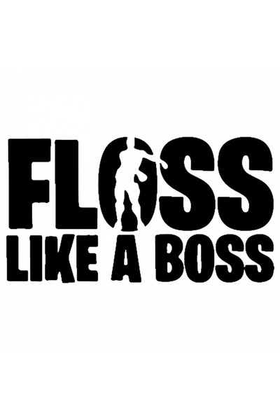 INOVATIX Set de 8 bucăți, ață dentară autocolantă Floss Like a Boss, INOVATIX®. 6 cm