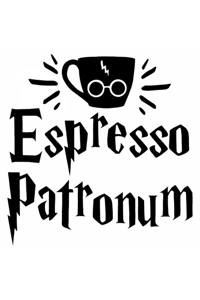 INOVATIX Set de 8, Autocolant Espresso Patronum Harry Potter Cafe, INOVATIX®....
