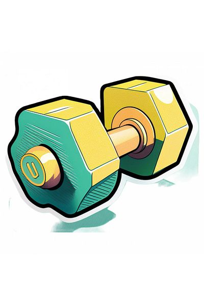 INOVATIX Set of 8 pieces, Fitness Weight Sticker, INOVATIX®. 6 cm
