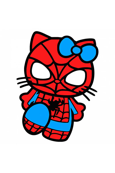 INOVATIX Set de 8 piese, autocolant Hello Kitty Supererou Spider Man, INOVATI...