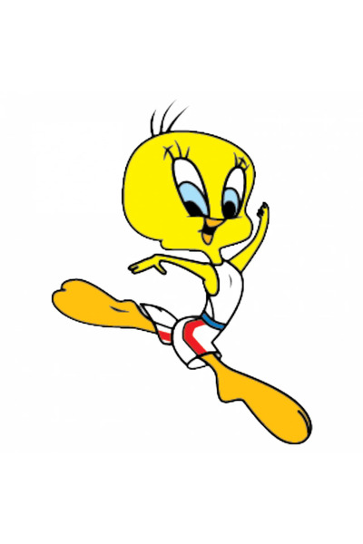 INOVATIX Set de 8 piese, autocolant Disney Tweety atlet, INOVATIX®. 6 cm