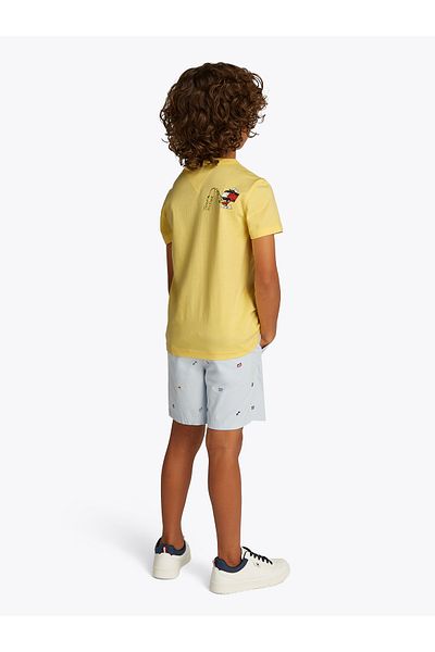 Tommy Hilfiger Boys Citronella Flag Character Back Logo T-Shirt