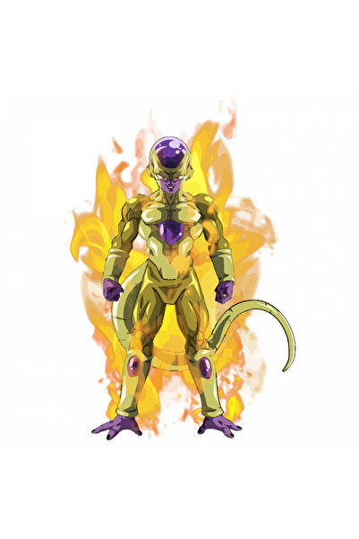 INOVATIX Set de 8 piese, autocolant congelator Dragon Ball în flăcări, INOVAT...