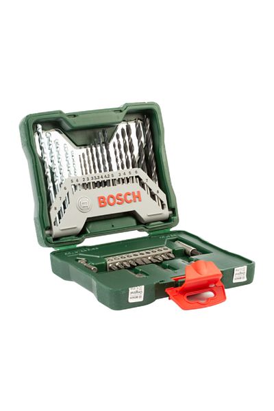 Bosch 33-Piece X-Line Drill and Screwdriver Bit Set Grey and Silver