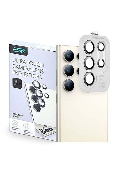 ESR Camera Lens Protector for Samsung Galaxy S25 Ultra - ESR Armorite Camera Lens Protectors - Black