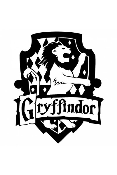 INOVATIX Set de 8 piese, autocolant Harry Potter Gryffindor, INOVATIX®. 6 cm