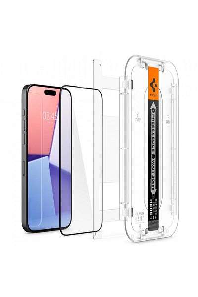 Spigen IPhone 15 Pro Max Case - Spigen Glas.tR EZ FIT - Black