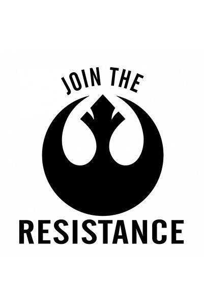 INOVATIX Set de 8 piese, Autocolant Alătură-te rezistenței Star Wars, INOVATI...