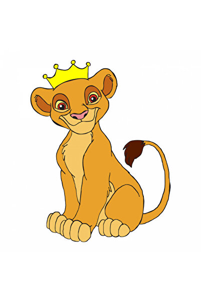 INOVATIX Σετ 8 τεμαχίων, αυτοκόλλητο με τον Βασιλιά των Λιονταριών Σίμπα με σ...