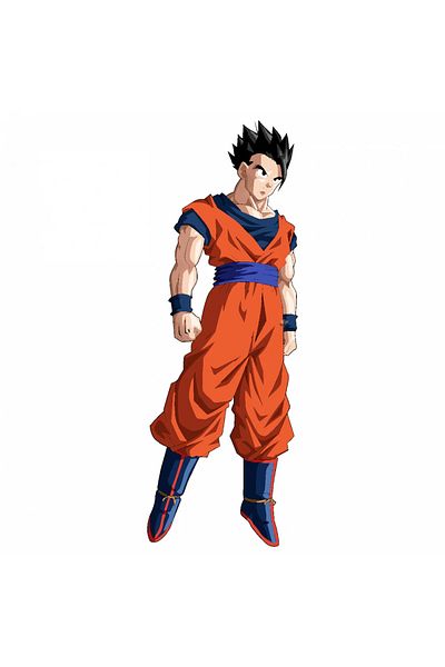 INOVATIX Set de 8 piese, autocolant amenințător Gohan din Dragon Ball, INOVATIX®. 6 cm