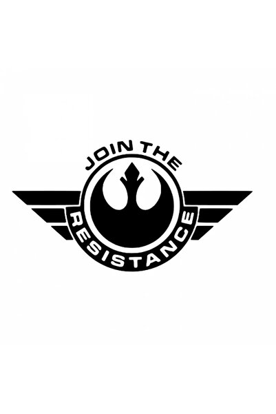 INOVATIX Set de 8 piese, autocolant Alătură-te rezistenței Mandalorian și Sta...