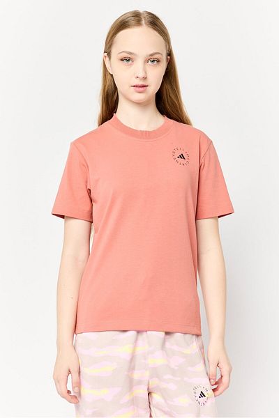 adidas By Stella Mccartney Women Sportswear Fit Short Sleeves Outdoor Top, Pink