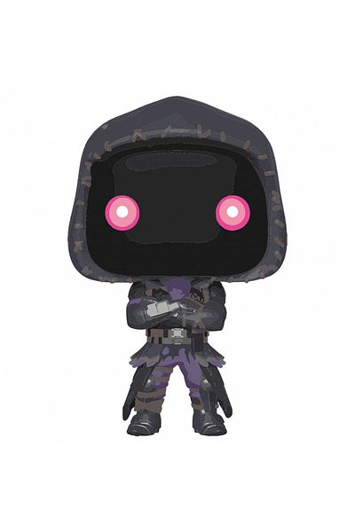INOVATIX Set of 8 pieces, Sticker Fortnite Raven Funko Pop!, INOVATIX®. 6 cm