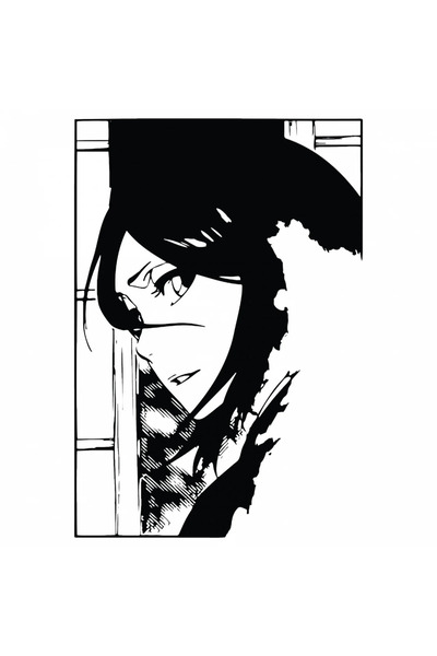 INOVATIX Set de 8 piese, autocolant Bleach Rukia Kuchiki Anime, INOVATIX®. 6 cm