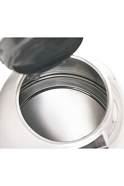 TEFAL 2400W Good Value Stainless Steel Electric Kettle with Removable Lid Silver and Black 1.7 Liter