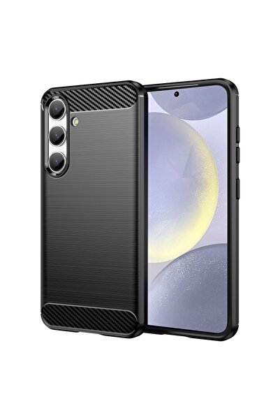 Techsuit Carcasă pentru Samsung Galaxy S24 FE - Techsuit Carbon Silicone - Negru
