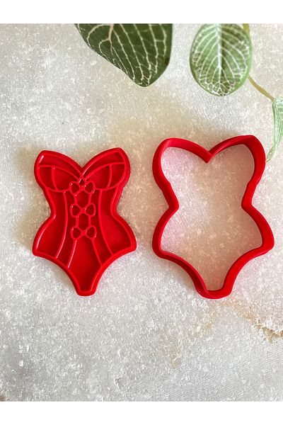 By Selen Suyolcu Corset Model Cookie Stamp and Cutter