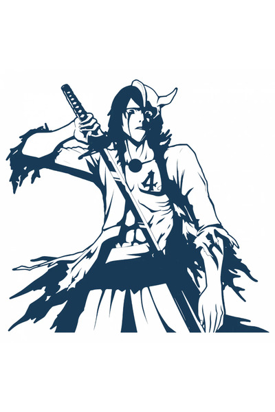 INOVATIX Set de 8 piese, autocolant Bleach Shuhei Hisagi Anime, INOVATIX®. 6 cm