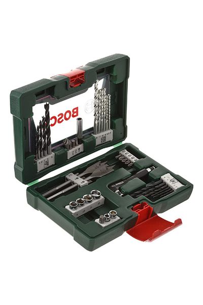 Bosch 41-Piece Drill and Screwdriver Bit Set Black and Silver
