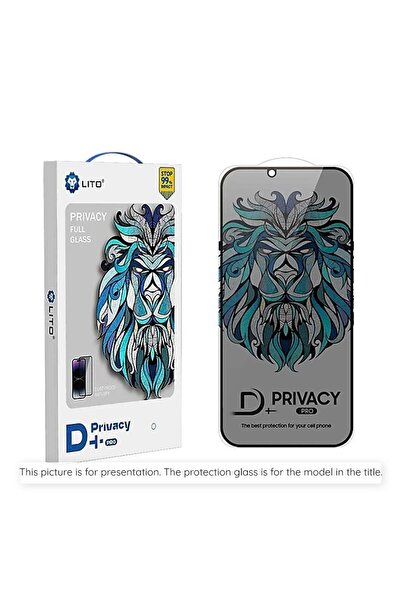 Lito Carcasă pentru iPhone 16 Pro Max - Lito D+ Pro Privacy - Neagră
