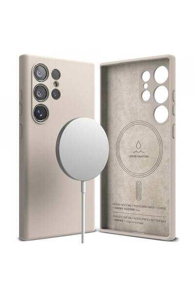 Ringke Carcasă pentru Samsung Galaxy S24 Ultra - Ringke Silicon Magnetic MagS...