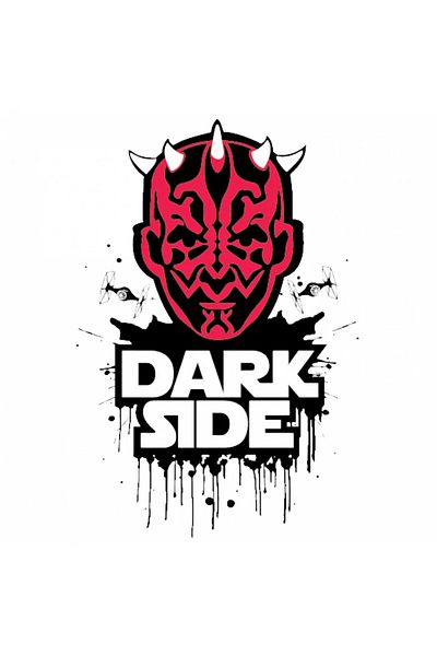 INOVATIX Set de 8 piese, autocolant Darth Maul Dark Side, INOVATIX®. 6 cm