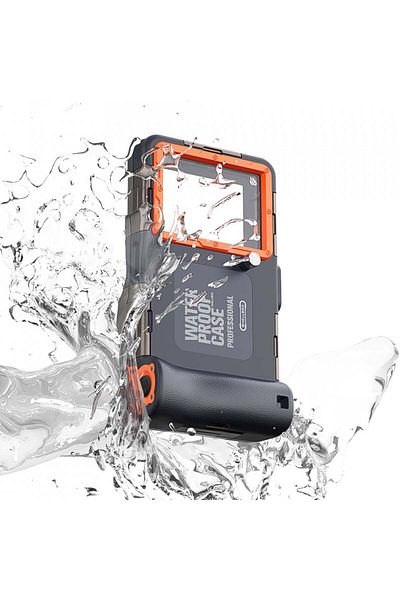 ShellBox Waterproof Case for 6.8" Phone - ShellBox Diving Waterproof Professional Case - Black